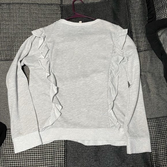 Ruffle Terry Pullover (NWOT) - Picture 2 of 5